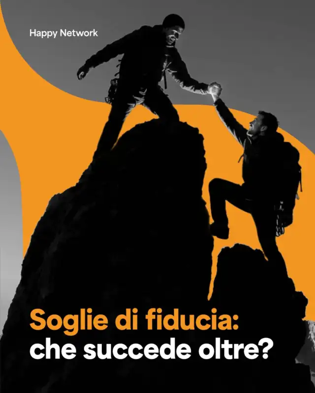 Le soglie di fiducia possono aiutarti a comprendere alcune dinamiche aziendali!
Sono i livelli minimi di fiducia al di sotto dei quali alcuni comportamenti collettivi si bloccano, mentre al di sopra di tali livelli diventano possibili.
Esiste un punto di svolta oltre il quale il clima all’interno dell’azienda, così come nei rapporti interpersonali, migliora, favorendo l’attivazione di forme di cooperazione economica. 
Inoltre, stimola cascate comportamentali e si riduce il rischio di incertezza.

Facciamo un esempio!
In una rete di PMI, inizialmente ciascuna impresa tende a trattenere informazioni e a limitare le collaborazioni. Con l’avvio di acquisti congiunti, i primi risparmi generati dalla cooperazione rafforzano la fiducia reciproca. Superata una soglia critica di fiducia, le imprese iniziano a condividere anche previsioni di domanda e know-how, creando le condizioni per accordi di partnership orientati al lungo periodo.

La rete d’impresa è uno spazio di cooperazione. 
Seguici per scoprire di più su questo modello organizzativo. 

#happynetwork #rete #retedimpresa #imprese